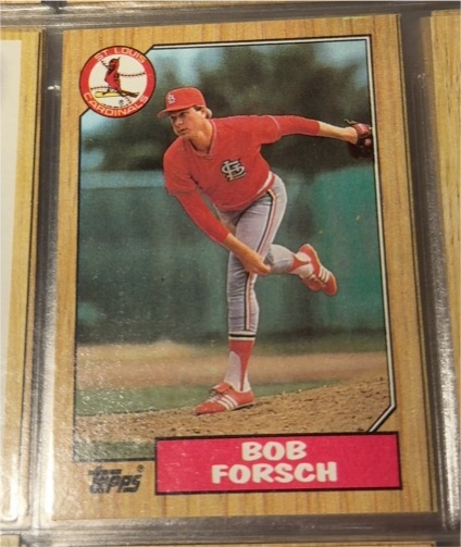 1987 Topps #257 Bob Forsch — front