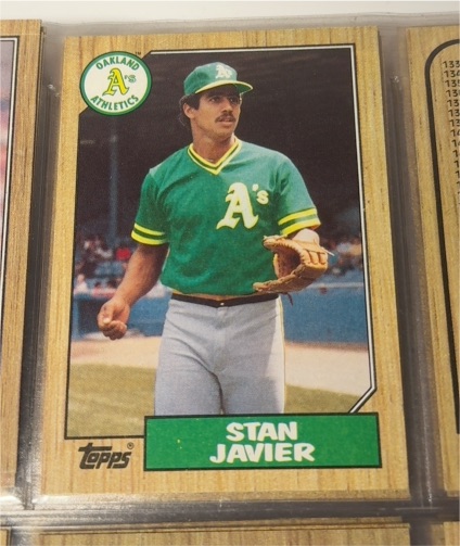 1987 Topps #263 Stan Javier — front