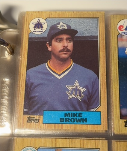 1987 Topps #271 Mike Brown — front