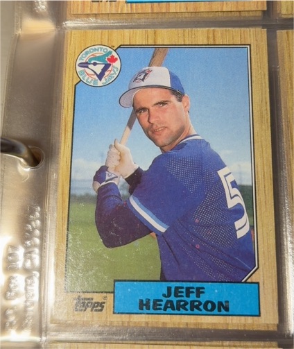 1987 Topps #274 Jeff Hearron — front