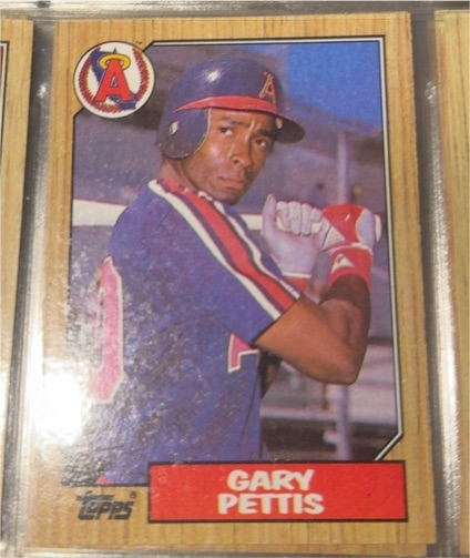 1987 Topps #278 Gary Pettis — front