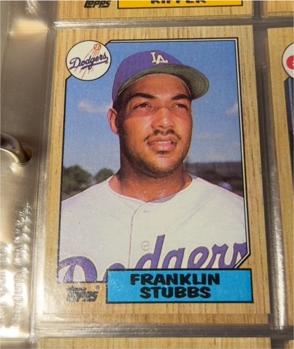 1987 Topps #292 Franklin Stubbs — front