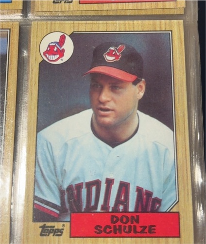 1987 Topps #297 Don Schulze — front