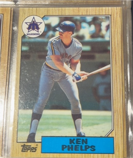 1987 Topps #351 Ken Phelps — front