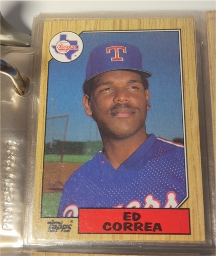 1987 Topps #334 Ed Correa — front