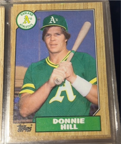 1987 Topps #339 Donnie Hill — front