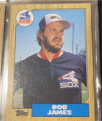 1987 Topps #342 Bob James — front