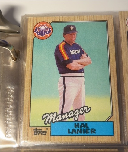 1987 Topps #343 Hal Lanier — front