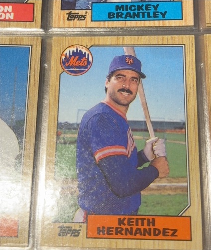 1987 Topps #401 Keith Hernandez — front