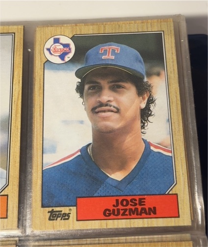 1987 Topps #363 Jose Guzman — front