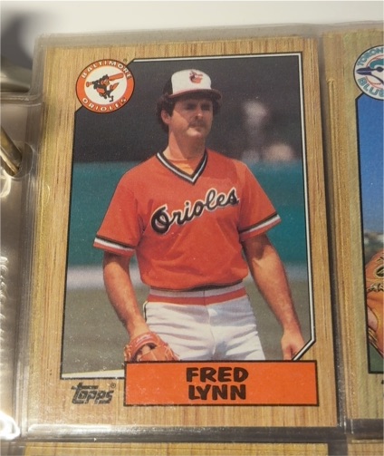 1987 Topps #370 Fred Lynn — front