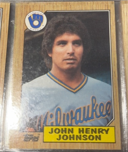 1987 Topps #377 John Henry Johnson — front