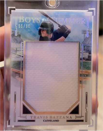 2025 Panini Boys of Summer Jumbo Patch #JPM-TB Travis Bazzana — front