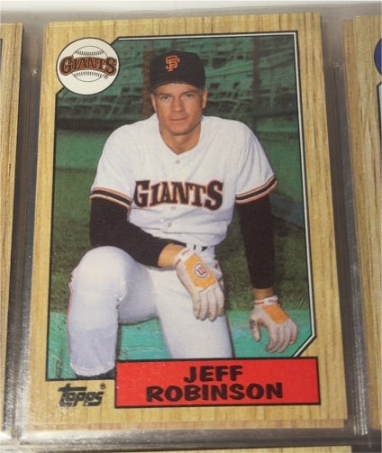 1987 Topps #389 Jeff Robinson — front