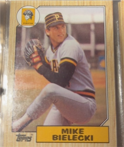 1987 Topps #394 Mike Bielecki — front