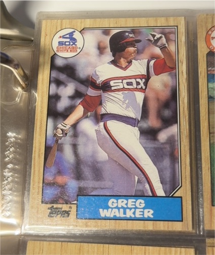 1987 Topps #397 Greg Walker — front