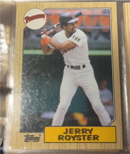 1987 Topps #403 Jerry Royster — front