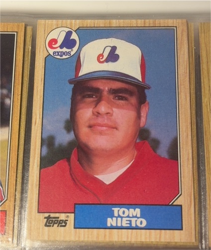 1987 Topps #400 Tom Nieto — front