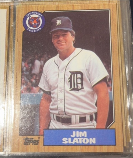 1987 Topps #432 Jim Slaton — front