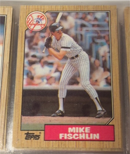 1987 Topps #434 Mike Fischlin — front