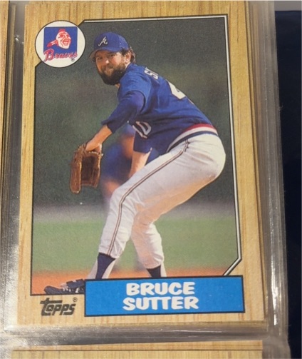 1987 Topps #435 Bruce Sutter — front