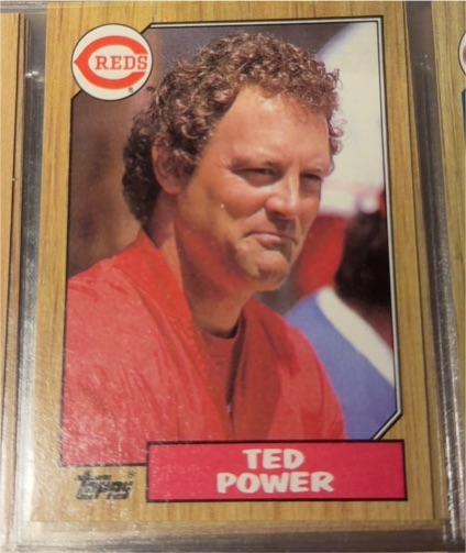 1987 Topps #437 Ted Power — front