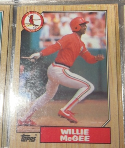 1987 Topps #440 Willie McGee — front