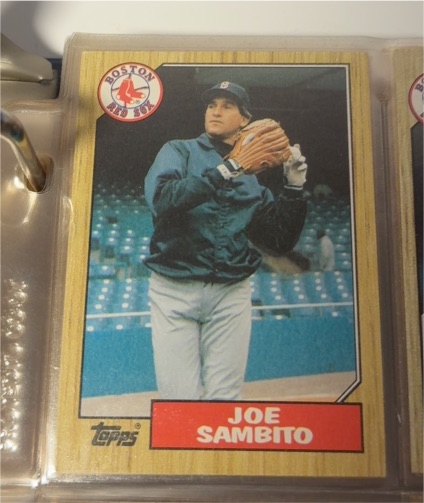 1987 Topps #451 Joe Sambito Boston Red Sox — front