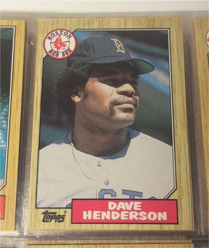 1987 Topps #452 Dave Henderson — front