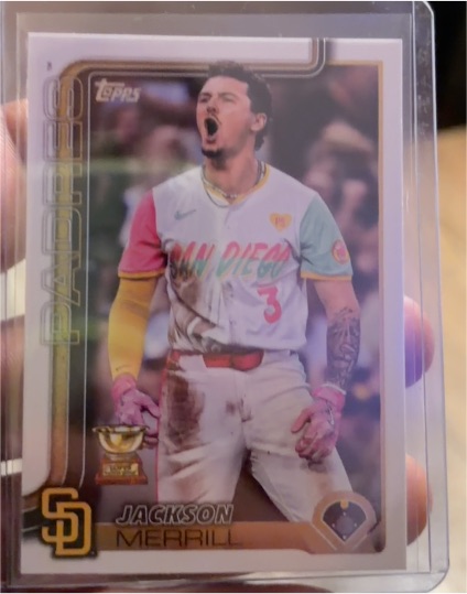 2025 Topps Chrome #61 Jackson Merrill — front