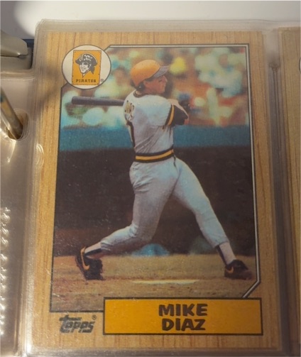 1987 Topps #469 Mike Diaz — front