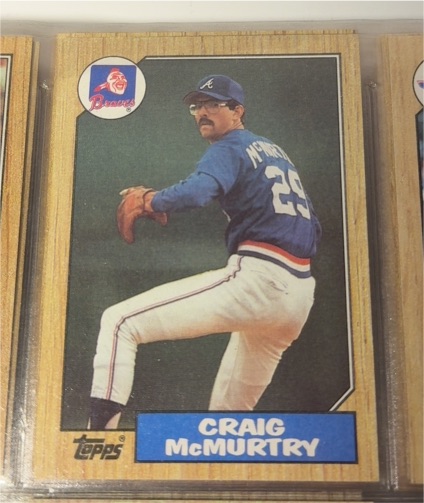 1987 Topps #461 Craig McMurtry Atlanta Braves — front