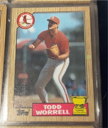 1987 Topps #465 Todd Worrell — front
