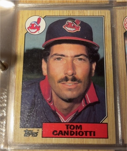 1987 Topps #463 Tom Candiotti — front