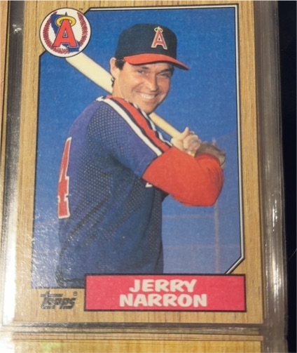 1987 Topps #474 Jerry Narron — front