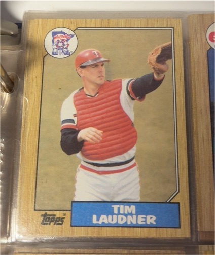 1987 Topps #478 Tim Laudner — front