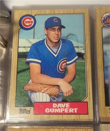 1987 Topps #487 Dave Gumpert Chicago Cubs — front