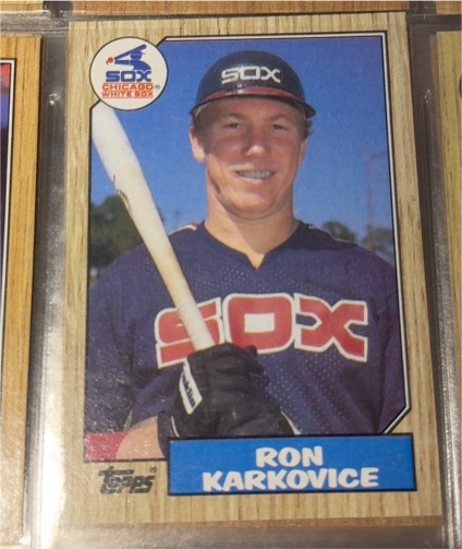 1987 Topps #491 Ron Karkovice — front