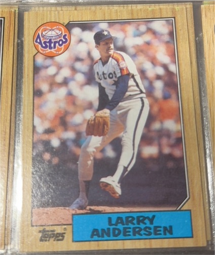 1987 Topps #503 Larry Andersen — front