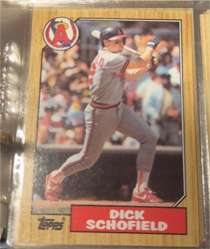 1987 Topps #502 Dick Schofield — front