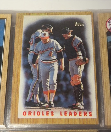 1987 Topps #506 Orioles Leaders Earl Weaver Rick Dempsey — front
