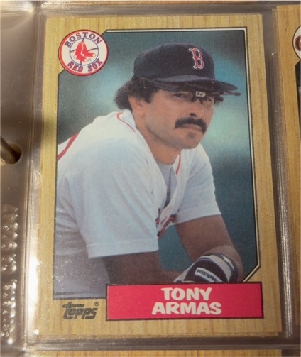 1987 Topps #535 Tony Armas — front