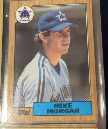 1987 Topps #546 Mike Morgan — front