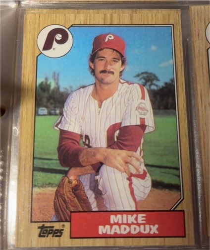 1987 Topps #553 Mike Maddux — front