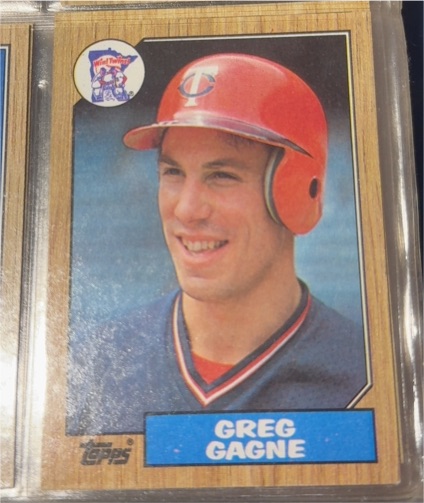 1987 Topps #558 Greg Gagne — front