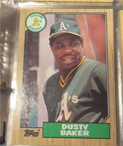 1987 Topps #565 Dusty Baker — front