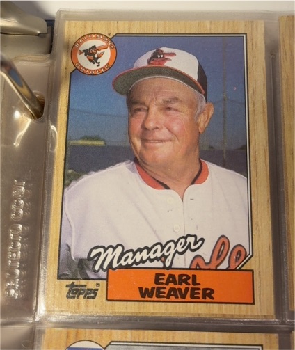 1987 Topps #568 Earl Weaver — front