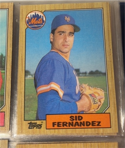 1987 Topps #570 Sid Fernandez — front