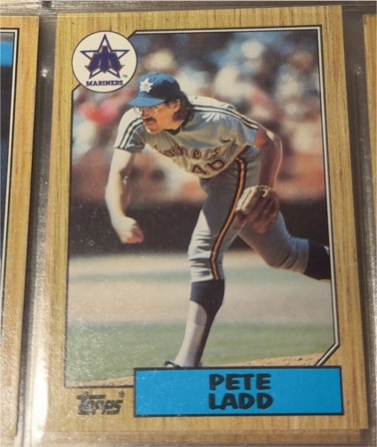 1987 Topps #572 Pete Ladd — front