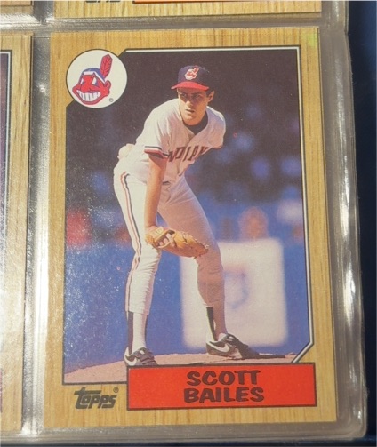 1987 Topps #585 Scott Bailes — front